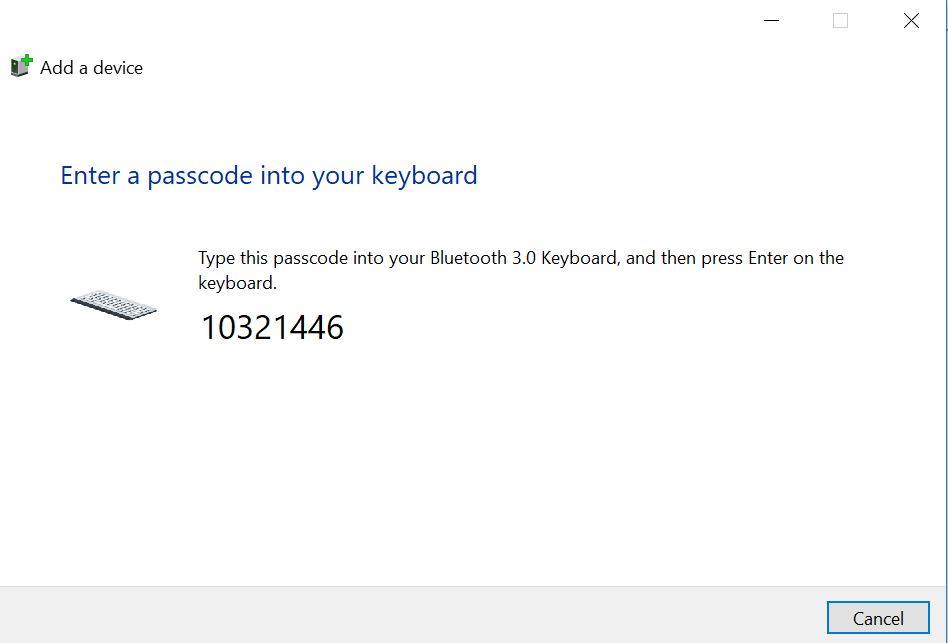 Введите Pin код для Bluetooth Keyboard. Bluetooth пин код